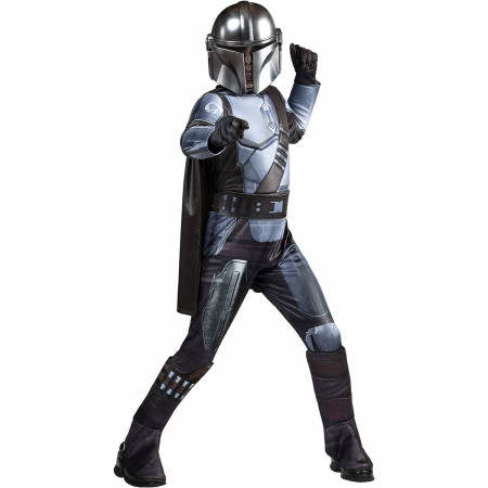 Star Wars The Mandalorian Deluxe Muscle Jumpsuit Youth Costume